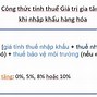 Thuế Giá Trị Gia Tăng Hàng Nhập Khẩu